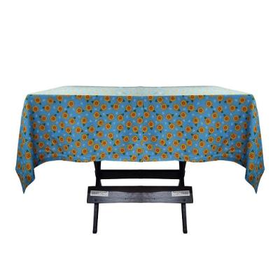Toalha Mesa Oxford Estampado 1,50x1,50 4 Lugares Girassol