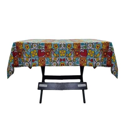 Toalha Mesa Oxford Estampado 1,50x1,50 4 Lugares Quadriculado