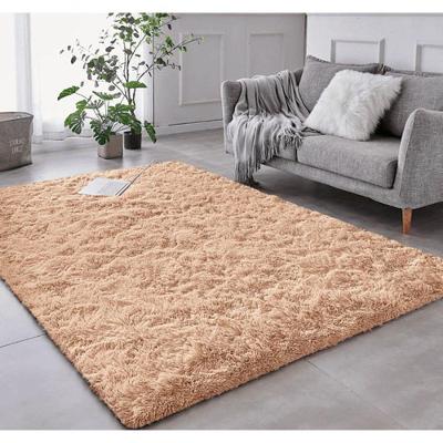 Tapete Sala Felpudo Peludo Bege 200 X 240 Cm