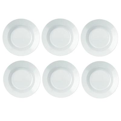 Pratos Fundos Duralex Opaline Menu 23cm 6 Unidades - Nadir 5843