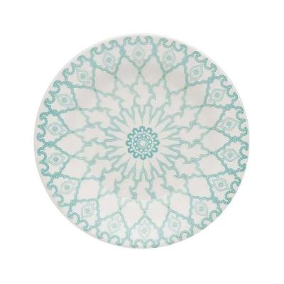 Prato Fundo De Cerâmica Estampa Donna Mandala 22cm 1 Unidade - Biona 091066