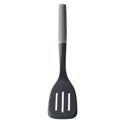 Espátula Perfurada Cozinha 35cm Em Nylon Cinza Kitchenaid