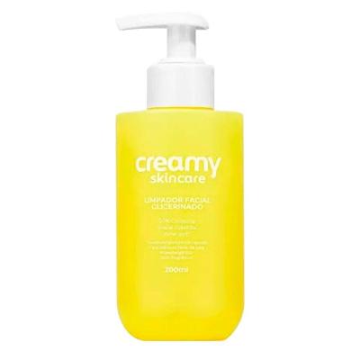 Creamy Limpador Facial Glicerinado - Limpador Facial 200ml