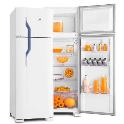 Refrigerador Electrolux Cycle Defrost 260 Litros 2 Portas Design Moderno Dc35a Branco 220 V