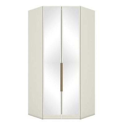 Armário De Canto Closet 2 Portas Com Espelhos Predileto Areia - Henn