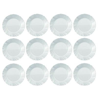 Prato De Sobremesa Duralex Opaline Pétala 19,5 Cm 12 Unidades - Nadir