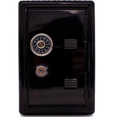 Mini Cofre Mecânico Metal Preto Segredo Chaves GT445B Lorben