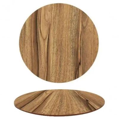 Tampo Em Mdf Oval 160x90 Cm - Nogueira Cor Marrom