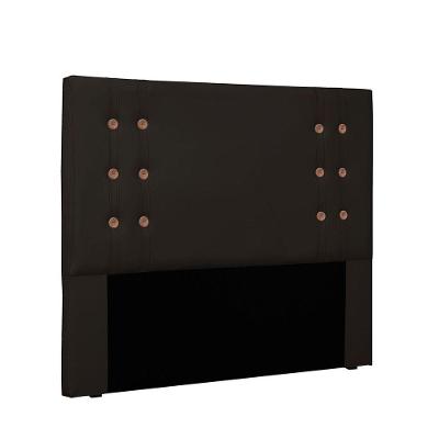 Cabeceira Gênova Para Cama Box Casal 140 Cm Corino - D'rossi Cor Marrom