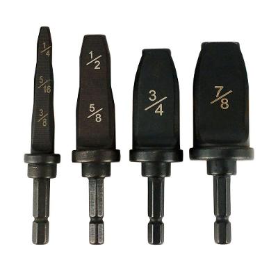 Broca Alargadora Expansão Hiatsu Ct-900s-a De Tubo De Cobre E Alumínio Com 4 Peças único