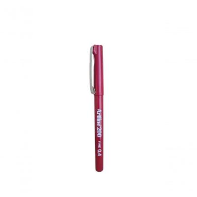Caneta Hidrográfica 0.4mm Ek-200 Artline Tilibra Dark Red