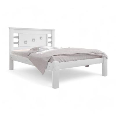 Cama Casal Com Detalhe De Luxo Cabeceira Lavínia Branca