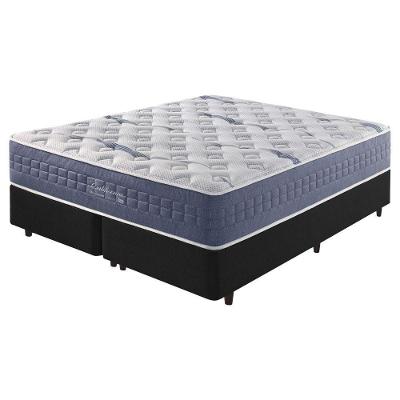 Cama Box Preto + Colchão California Mola Ensacada 193cm