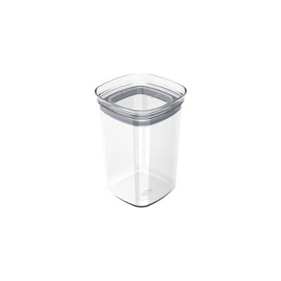 Conjunto De Potes Herméticos 1 L 4 Peças Block Modular Transparente Ou