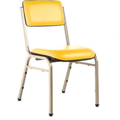 Cadeira Empilhável Para Auditórios Linha Hotel Smart Amarelo
