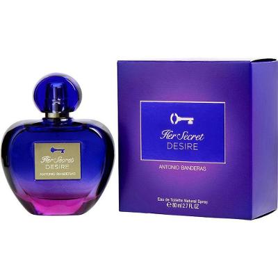 Perfume Feminino Her Secret Desire Antonio Banderas Eau De Toilette Spray 80 Ml