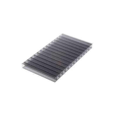Chapa De Policarbonato Alveolar Cinza Refletivo 6mm - 2,10m X 6,00m - Polygal