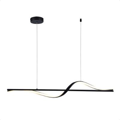 Pendente Led Moderno Taschibra Coaster 20w Luz Quente 3000k Bivolt Preto