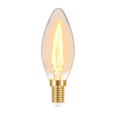 Lâmpada Led Filamento Vela B35 âmbar E14 Taschibra 110v
