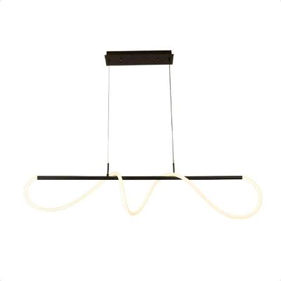 Pendente Led Moderno Taschibra Organic 28w Luz Quente 3000k Bivolt Preto