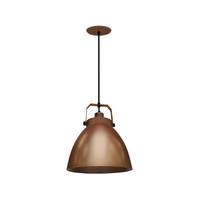 Lustre Pendente Taschibra Navy E27 Bivolt Cobre