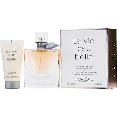 Parfum Spray 50 Ml Feminino La Vie Est Belle Lancome L'eau + Loção Corporal 50 Ml (travel Offer)