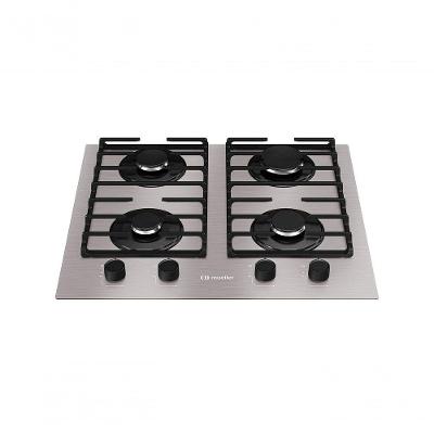Fogão Cooktop 4 Bocas Ultra Chama MCG4BL Grade Dupla Mesa De Alumínio Mueller Bivolt