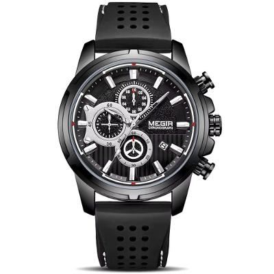 Relógio Masculino Esportivo De Quartzo Design Casual à Prova D' água Preto