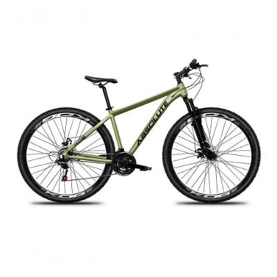 Bicicleta Aro 29 Absolute Nero 5 Alumínio 21v Freio A Disco Garfo Com Suspensão - Oliva Tam.19