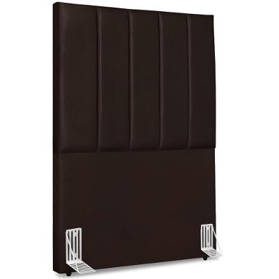 Cabeceira Solteiro 90cm Allia Corano Marrom Rm Marrom