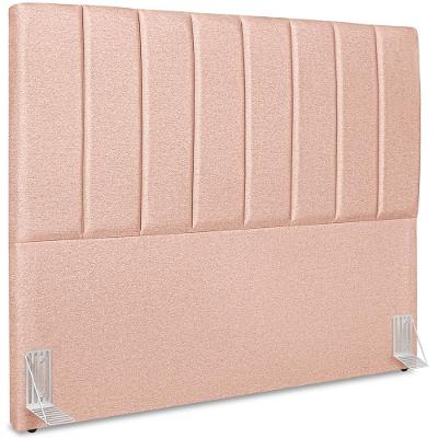 Cabeceira Queen 160cm Allia Linho Rose Rm Rose