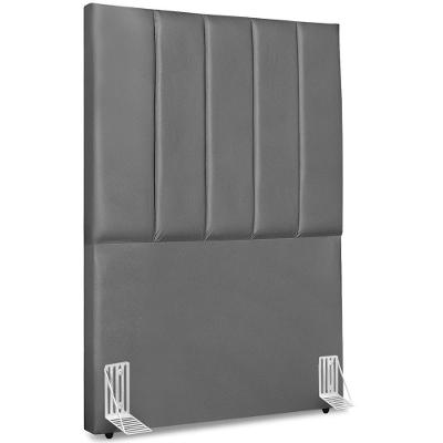 Cabeceira Solteiro 90cm Allia Corano Cinza Rm Cinza