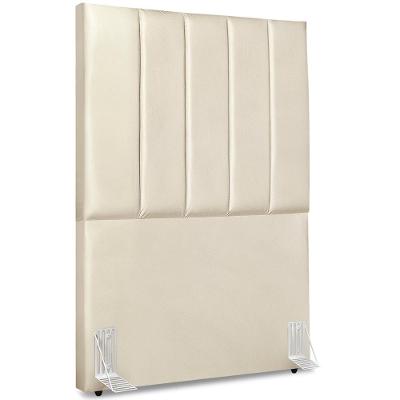 Cabeceira Solteiro 90cm Allia Corano Bege Rm Bege