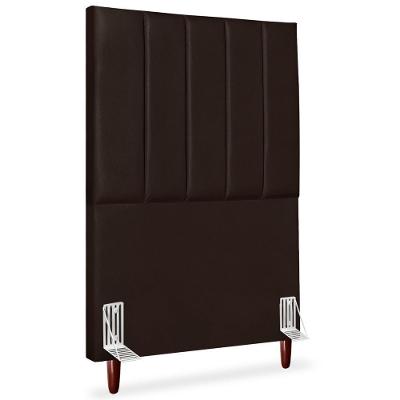 Cabeceira Solteiro 90cm Arlla Corano Marrom Rm Marrom