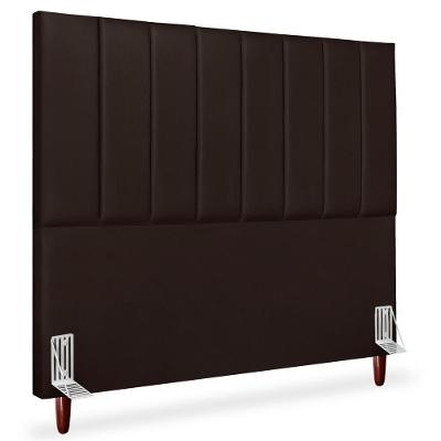 Cabeceira Casal 140cm Arlla Corano Marrom Rm Marrom