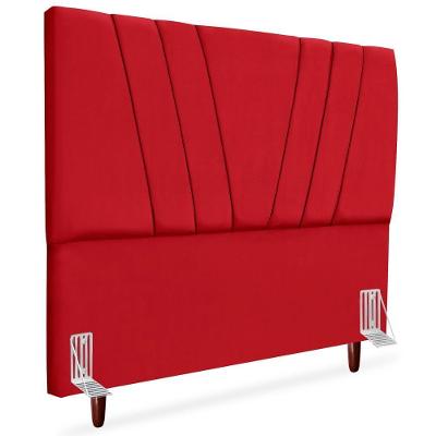 Cabeceira Queen 160cm Bell Suede Vermelho Rm Vermelho