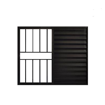 Veneziana 3 Folhas De Correr C/grade 1.00 X 1.00 Alumínio Preto Linha Modular - Hale