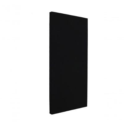 Painel Acústico Absorvedor Anti-chamas Soft 120x60cm Maestra Preto Crepe