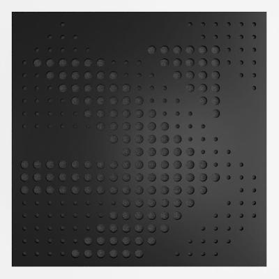 Painel Acústico Absorvedor Decorativo 60x60mm Maestra Preto