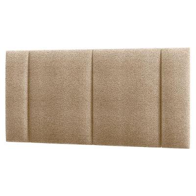 Cabeceira Estofada Iluminação Led Cama Box Casal 140 Cm veludo Bege
