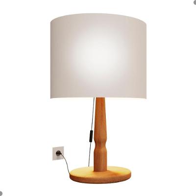 Luminária De Mesa Abajur Salvador Off White