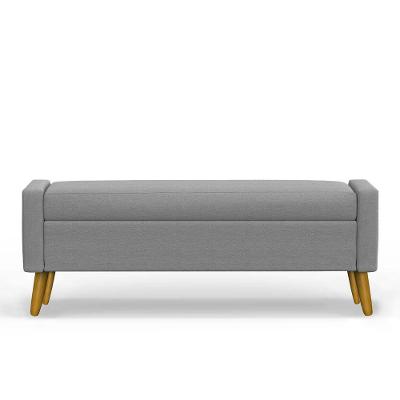 Recamier Bau Paris 1,40m Linho Cinza - Inova Decor