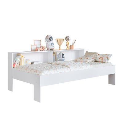 Cama San Diego Solteiro Com Estante 90 Art In Móveis Branco