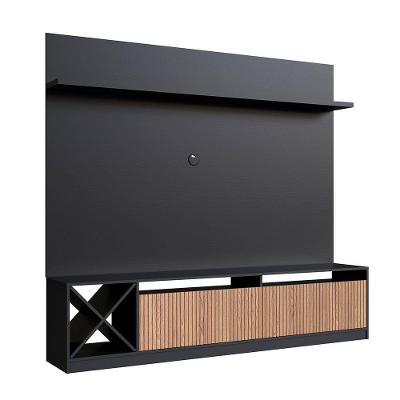 Estante Para Tv Trento Até 60 Polegadas 2 Portas Quiditá Preto/brise