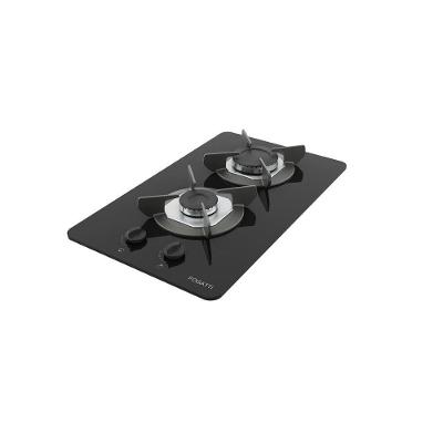 Cooktop Fogatti Safe Ferro Fundido 2 Bocas à Gás Preto Bivolt