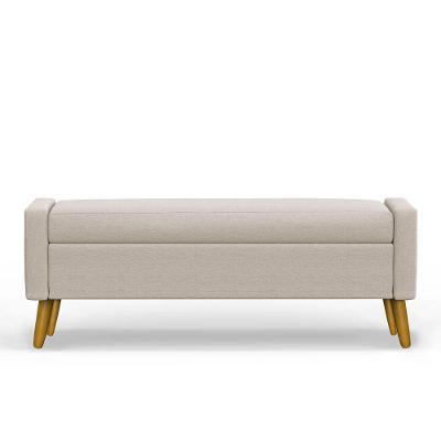 Recamier Bau Londres 1,60m Suede Bege - Clique Decor