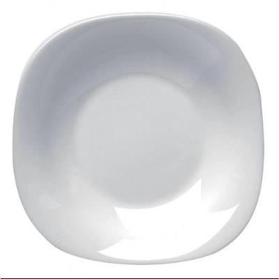 Prato Sousplat Parma 31cm Vidro Temperado Branco Bormioli