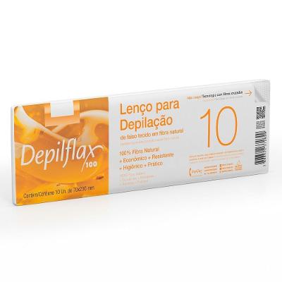 Depilflax - Lenco Depilatorio 10 Unidades