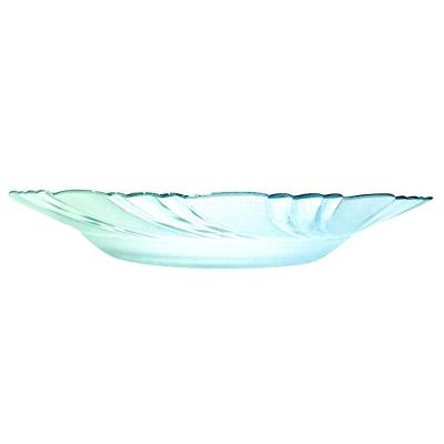 Kit Jogo Pratos Fundo Sopa Transparente 10 Peças 22,5cm