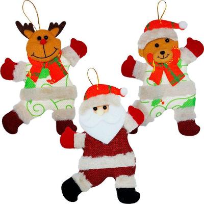 Kit 12 Decoração árvore De Natal Rena Noel Urso Natalino 19cm